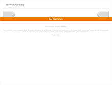 Tablet Screenshot of neudeutschland.org